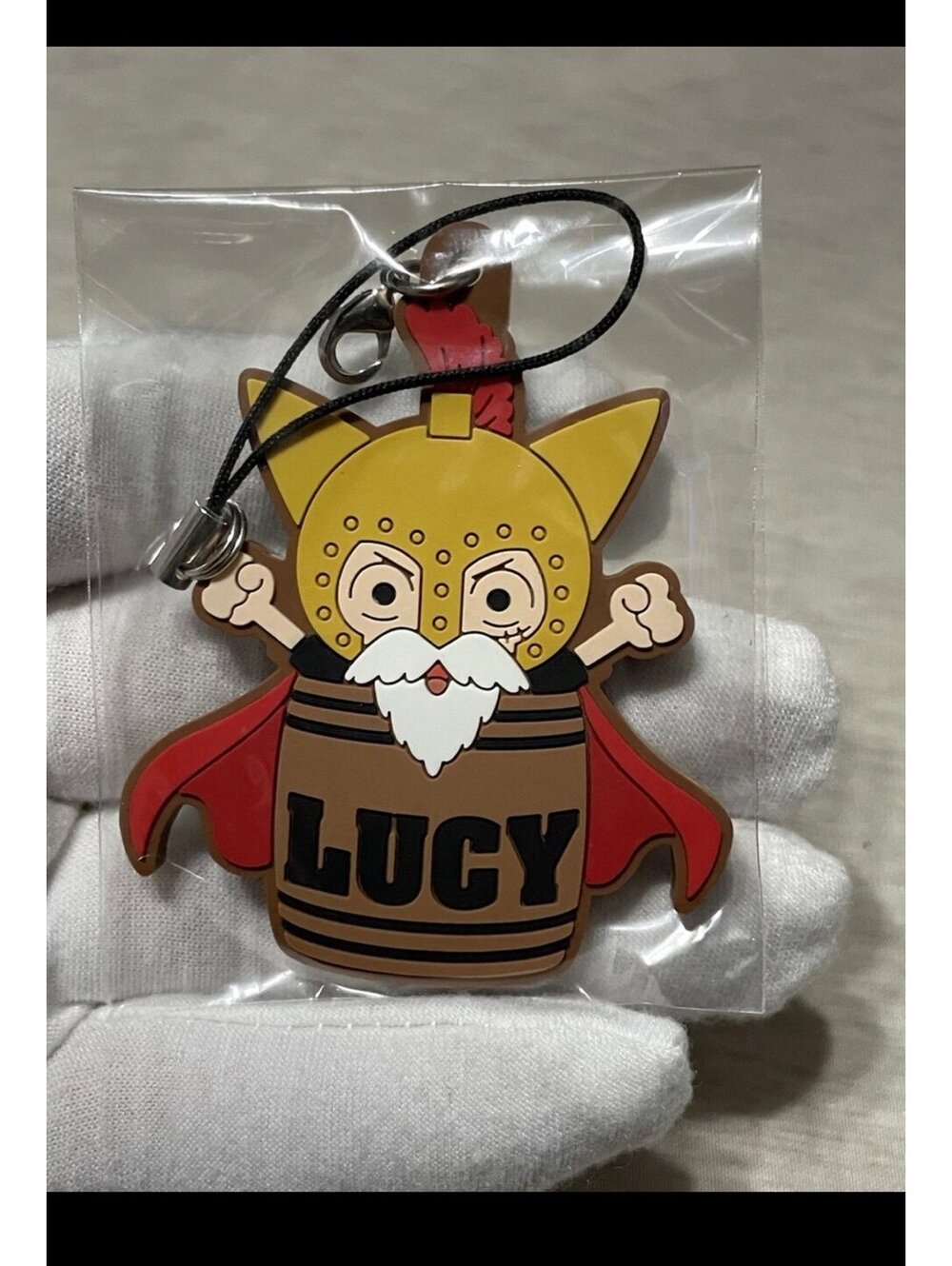 Strap 1. Lucy “One Piece Rubber Strap Collection Tarcore Collie Barrel Japan.